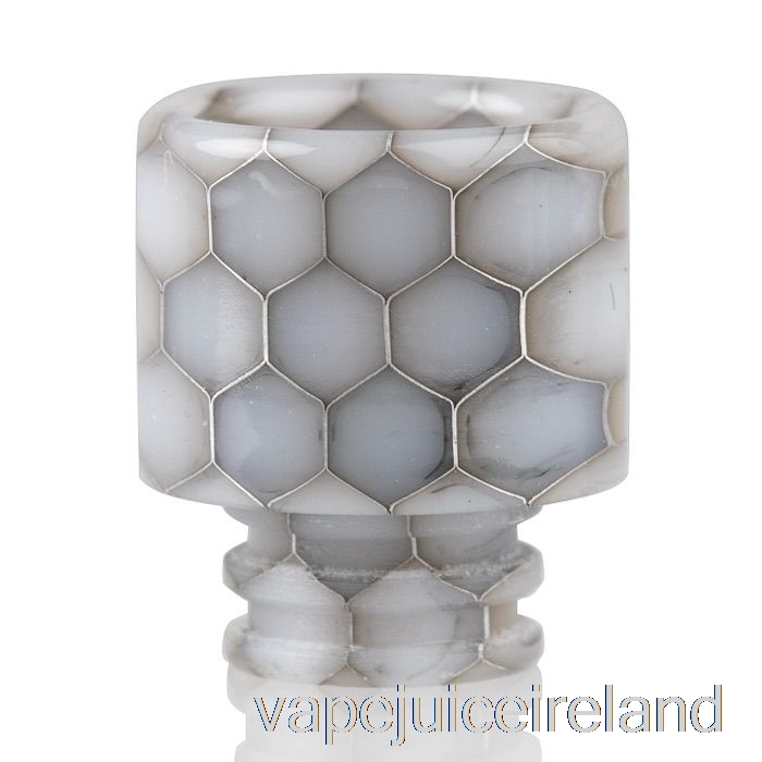 Vape Pod Kits 510 Snakeskin Resin Drip Tip White